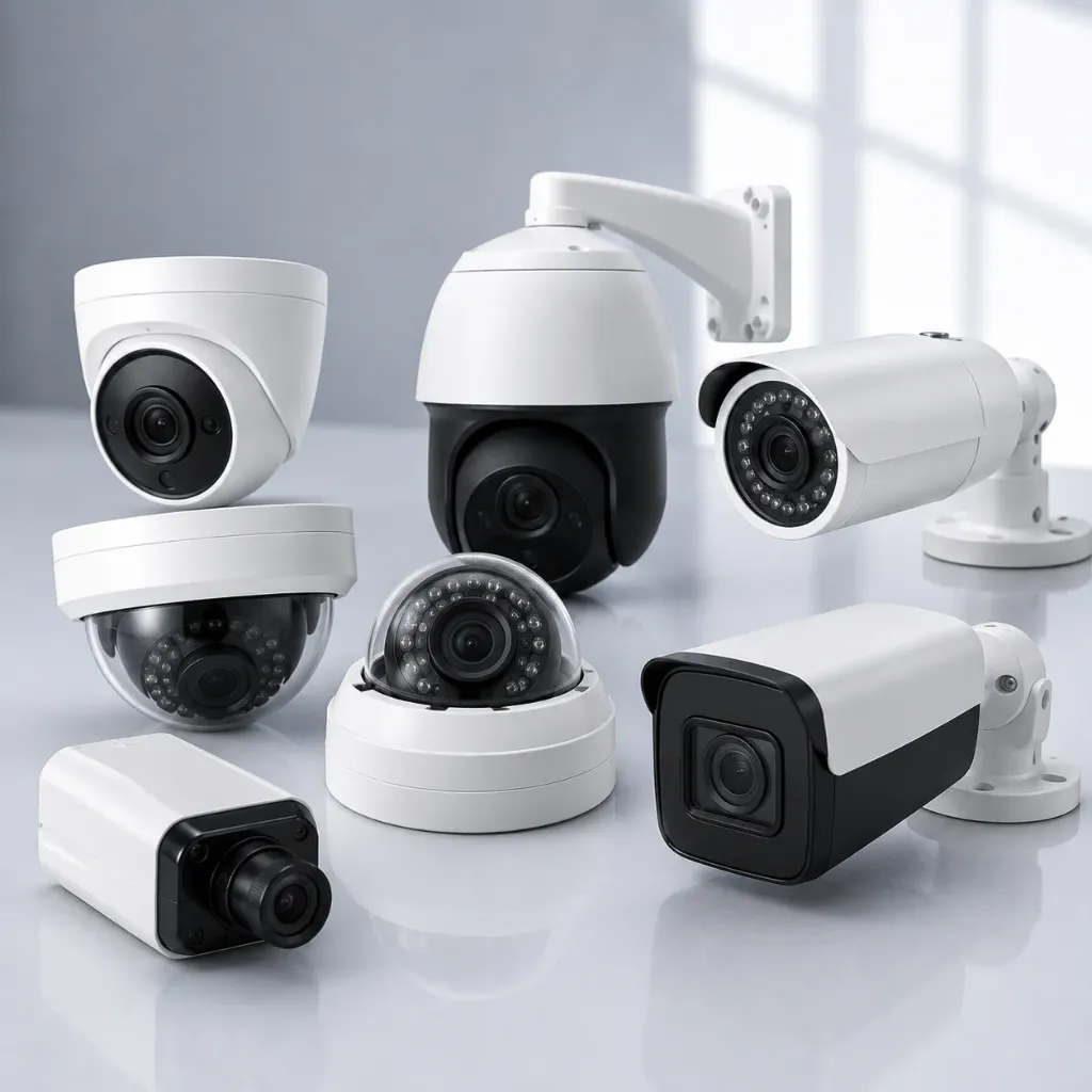 Commercial CCTV IP Security Dome, Bullet, Turret & PTZ Surveillance Cameras